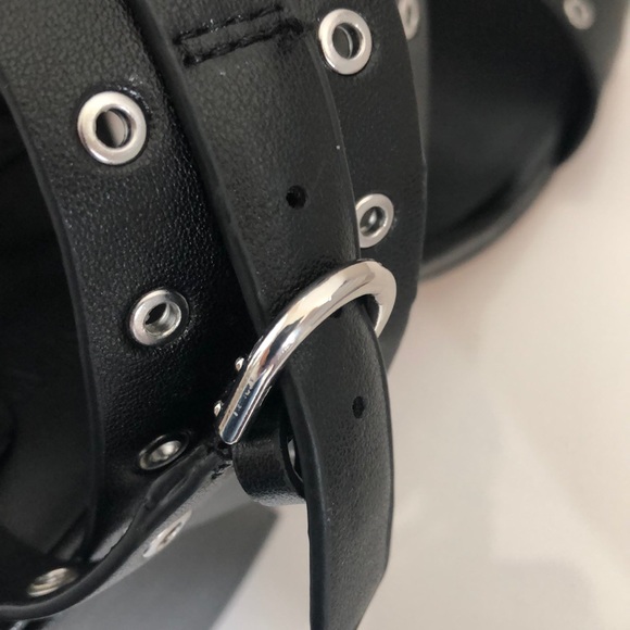 Rebecca Minkoff Carter Grommet Sandals in Black - Picture 11 of 11